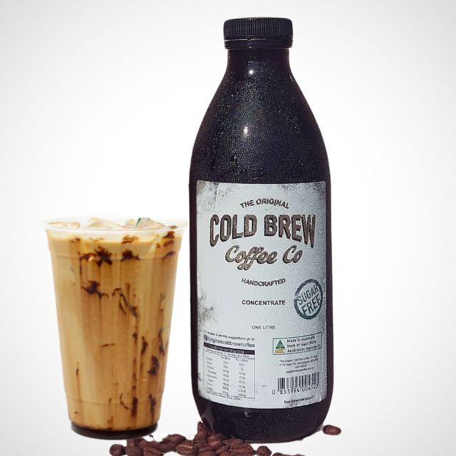 Original Cold Brew Coffee Co Sugar Free Concentrate -1 litre Pouch