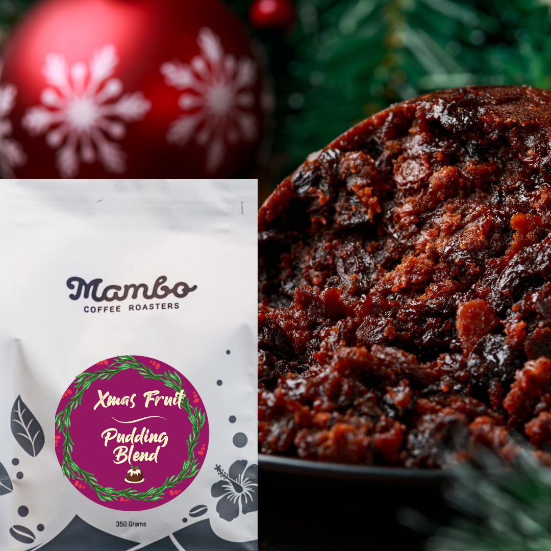 The Xmas Fruit Pudding Blend. Only Available until December 31st 2025.